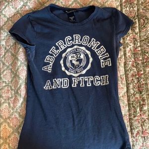 Abercrombie and Fitch blue t shirt Sz S
